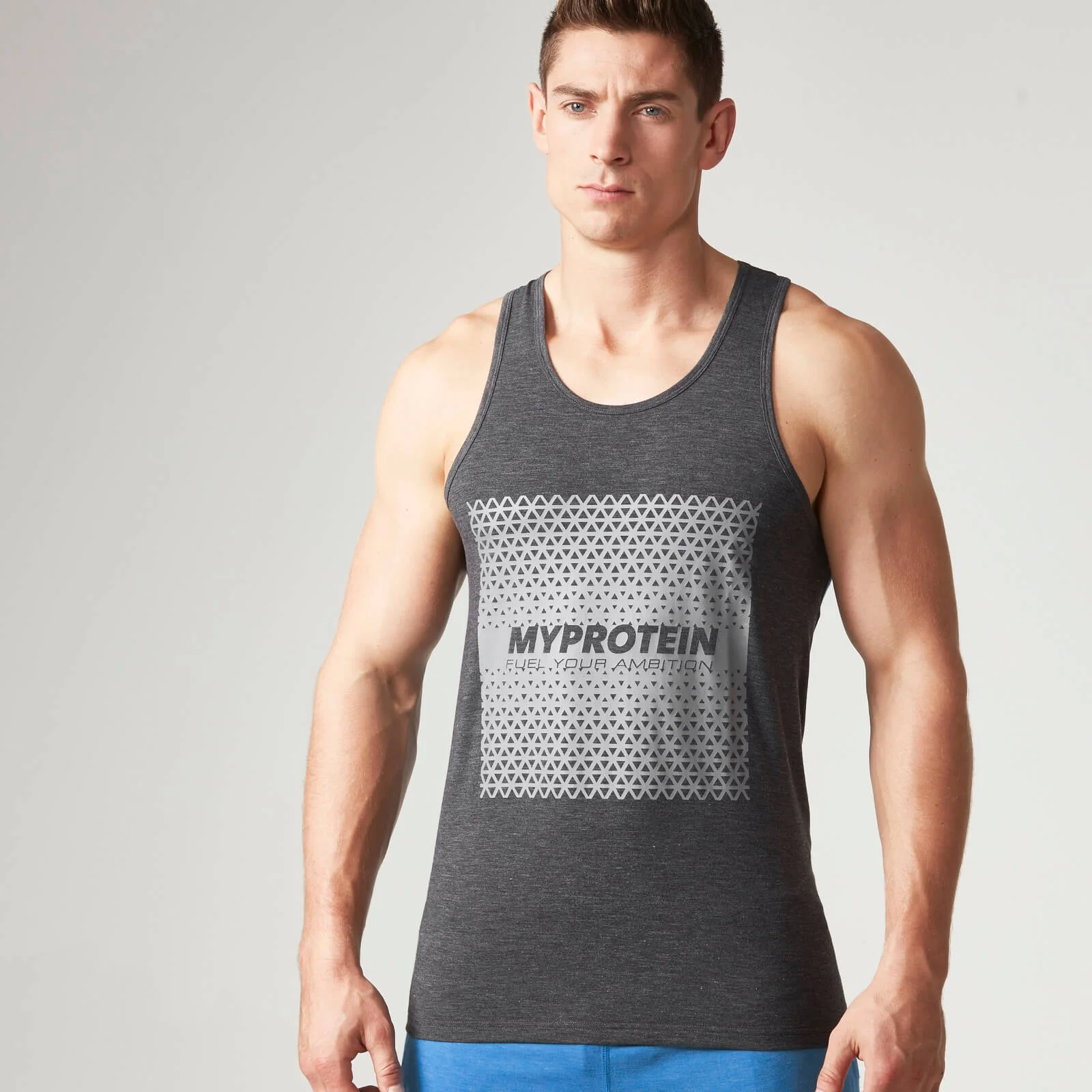 Canotta Stringer Tag Myprotein da Uomo – Grigio - XL - Grigio Immagine 1