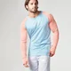 Maglia per Allenamento Vestibilità Comoda Myprotein da Uomo - Blu e Arancione