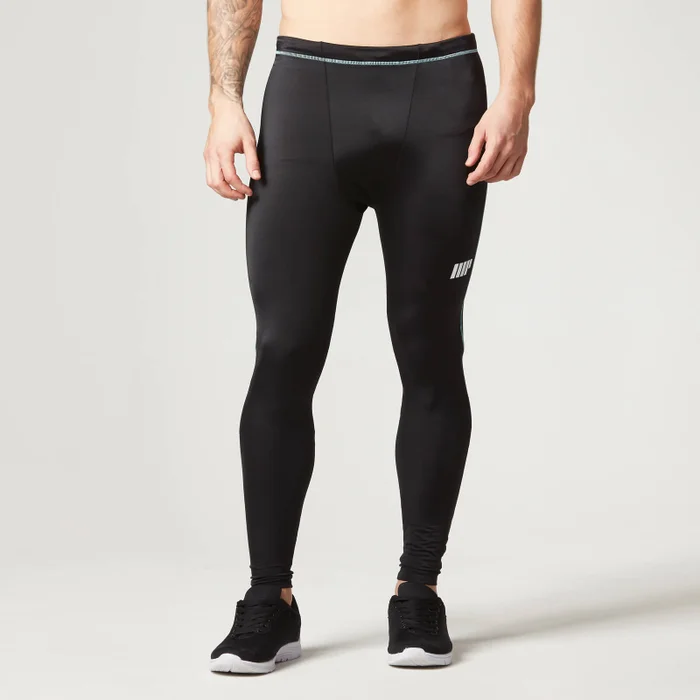 Calzamaglia da Corsa Myprotein da Uomo - Blu Mimetico