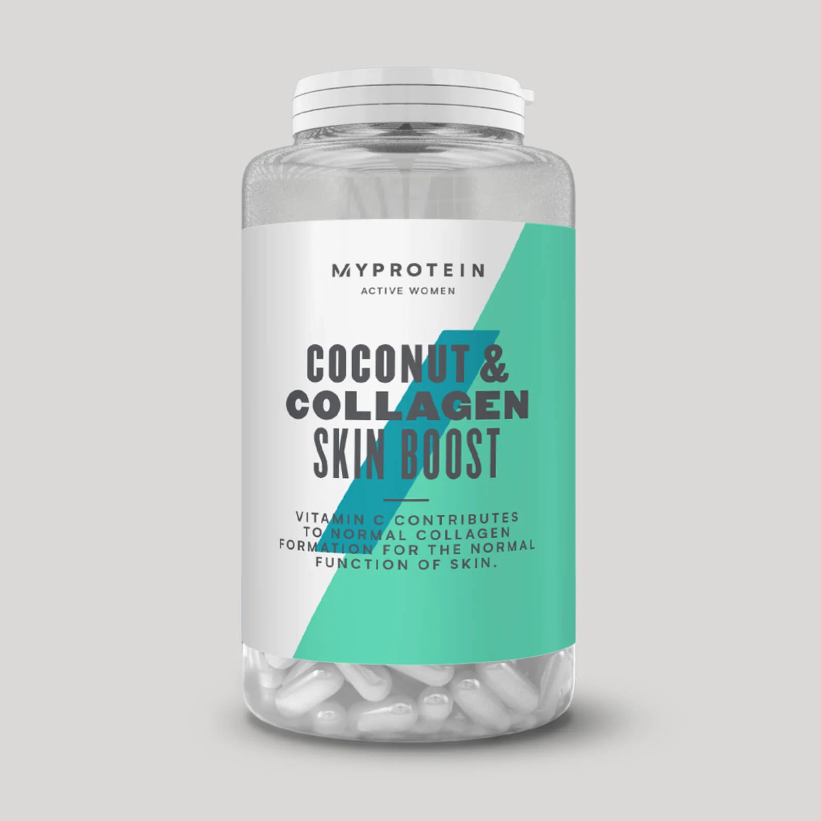 Integratore per la Pelle Cocco e Collagene - 180Capsule - Senza aroma Immagine 1