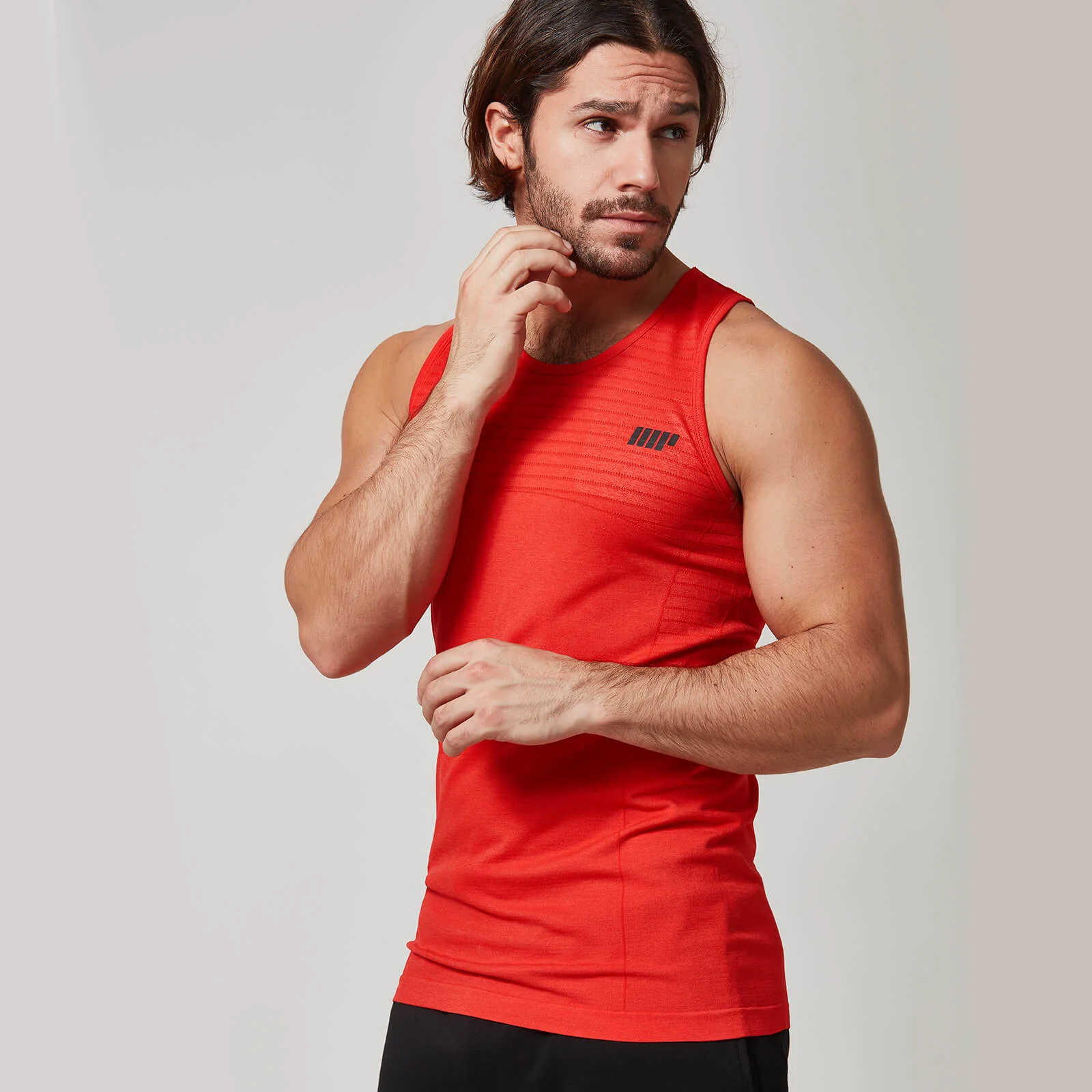 Canotta Seamless - S - Rosso Immagine 1