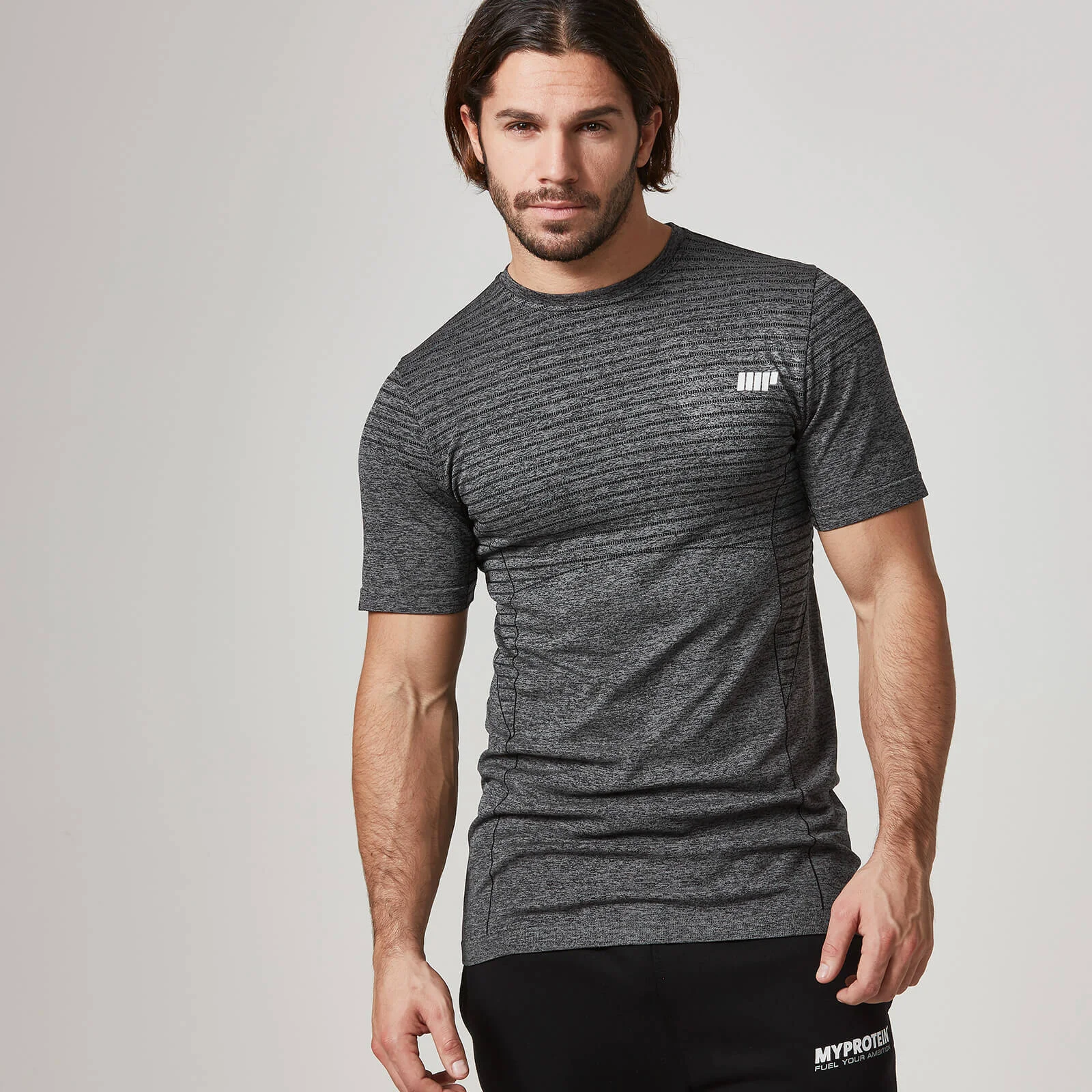 T-Shirt Seamless - S - Nero Immagine 1