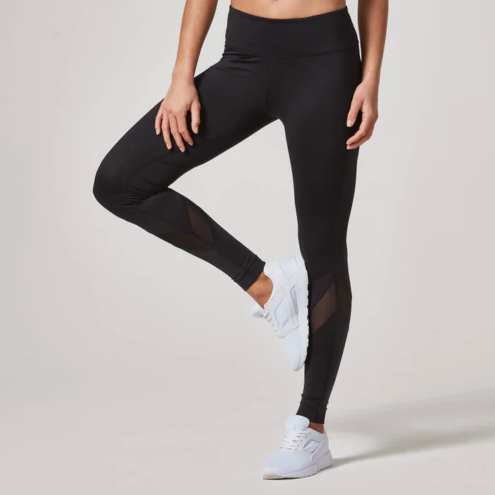 Leggins Lunghi con Inserto a Rete Heartbeat