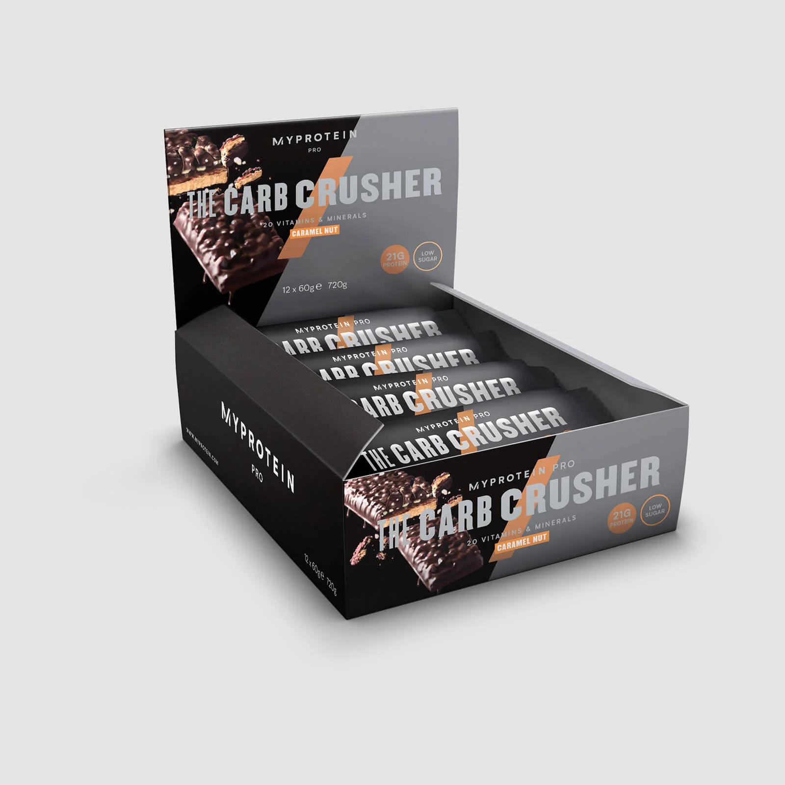 THE Carb Crusher - 12 x 60g - Caramello e noci Immagine 1