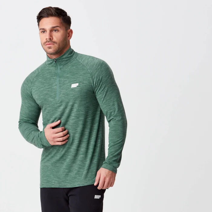 Maglia Performance a Maniche Lunghe con Cerniera ¼