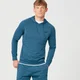 Felpa con cappuccio Form - Blu petrolio