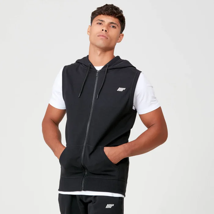 Felpa con cappuccio e smanicata Tru-Fit