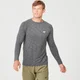 T-shirt Performance Long Sleeve MP - Nero/Carbone