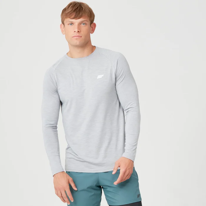 Maglia a maniche lunghe Performance - Grigio chiaro