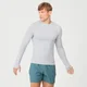 Maglia a maniche lunghe Seamless Sculpt - Argento