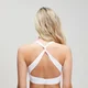 Reggiseno sportivo incrociato MP Power - Bianco