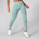 Leggings acid wash - Acquamarina