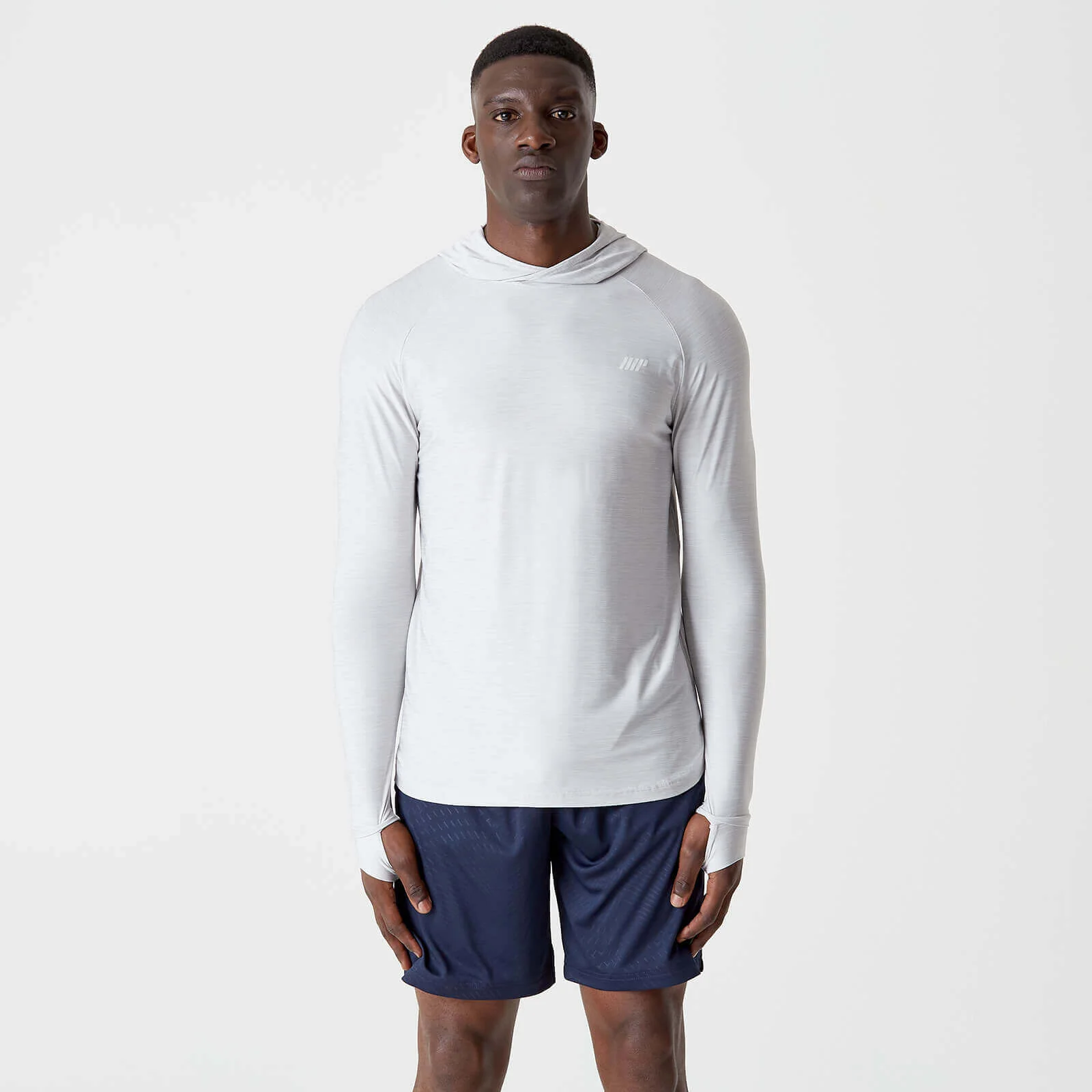 Felpa Con Cappuccio Dry-Tech Infinity – Argento - XS Immagine 1