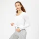 T-Shirt Twist a Maniche Lunghe