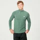 Maglia Performance con cerniera 1/4 - Verde