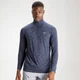 Maglia Performance con cerniera 1/4 - Blu nautico