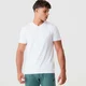 Maglia classica con scollo a V Luxe - Bianco