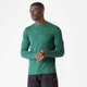 Maglia classica a maniche lunghe Luxe - Verde abete