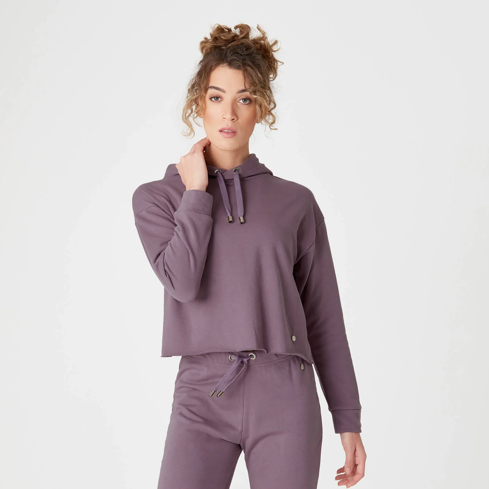 Felpa con Cappuccio Luxe Lounge – Malva - XS Immagine 1