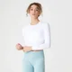 Top corto Shape Seamless - Bianco