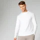 Maglia classica a maniche lunghe Luxe da uomo - Bianco