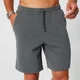 Pantaloncini sportivi effetto lavato - Grigio