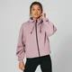 Felpa oversize con cerniera - Rosa