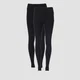 Leggings Power Classic e Mesh (confezione da 2) - Nero