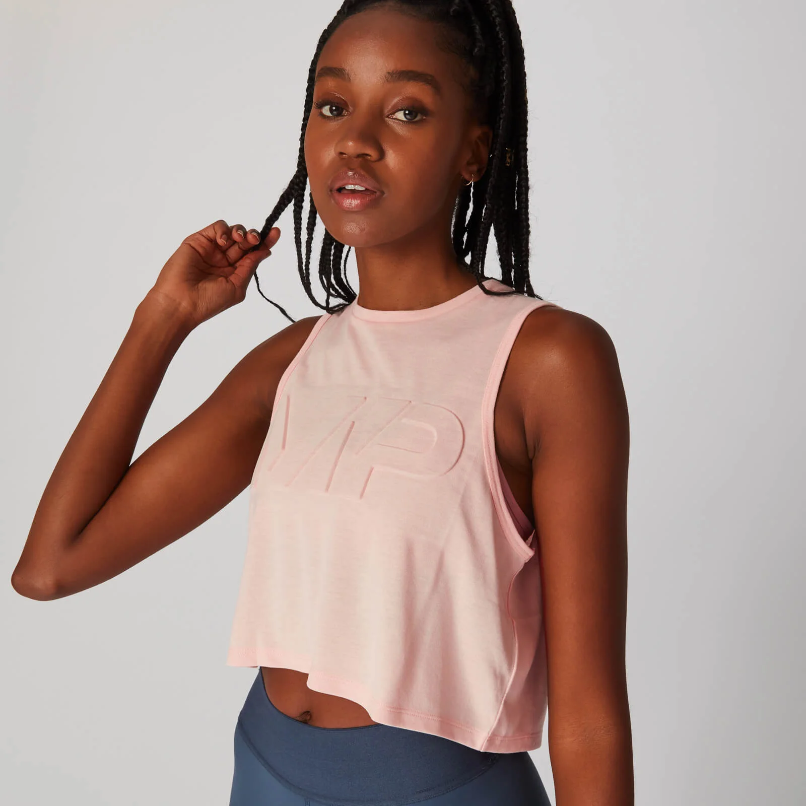 Canotta con rilievo Reach - Rosa chiaro - XS Immagine 1