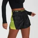 Pantaloncini sportivi a doppio strato - Nero