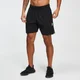 Pantaloncini sportivi Stretch in tessuto 17,8 cm - Nero