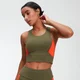 Top corto Longline Power - Avocado