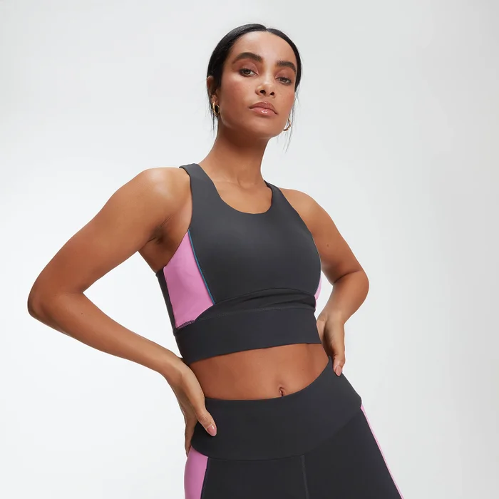 Top corto Longline Power - Nero