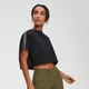 T-shirt corta Power con fascia - Nero