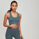 Reggiseno sportivo Seamless Animal Zebra MP - Ardesia/Blu intenso