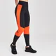 Leggings sportivi Colour Block Branded MP da donna - Nero