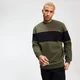 Felpa Rest Day Stripe - Verde militare