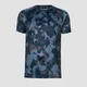 T-shirt sportiva Camo MP da uomo - Blu slavato