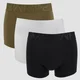 Boxer sportivi da uomo (confezione da 3) - Nero/Cachi/Bianco