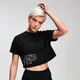 T-shirt MP Power Cropped da donna - Nero
