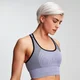 Reggiseno sportivo MP Seamless Contrast - Viola