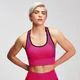 Reggiseno sportivo MP Seamless Contrast - Rosa acceso