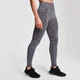 Leggings sportivi MP Seamless Space Dye da donna - Nero