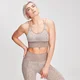 Reggiseno sportivo Seamless Animal Snake MP - Sabbia