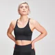 Reggiseno sportivo Seamless Animal Snake MP - Nero