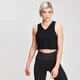 Canotta corta Ribbed V MP - Nero