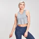 Canotta corta Ribbed V MP - Grigio mélange