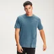 T-shirt Rest Day Staggered Slogan MP da uomo - Azzurro