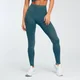 Leggings Seamless Acid Wash - Turchese scuro