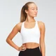 Reggiseno sportivo incrociato MP Shape Seamless Ultra da donna - Bianco
